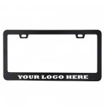 Personalized Black License Plate Frame
