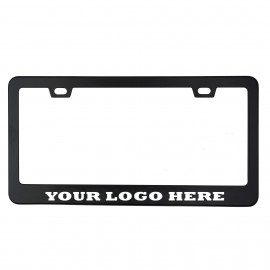 Personalized Black License Plate Frame