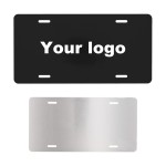 Custom Metal Auto License Tinplate Decorative High-Gloss Plates for Car 12" x 6"