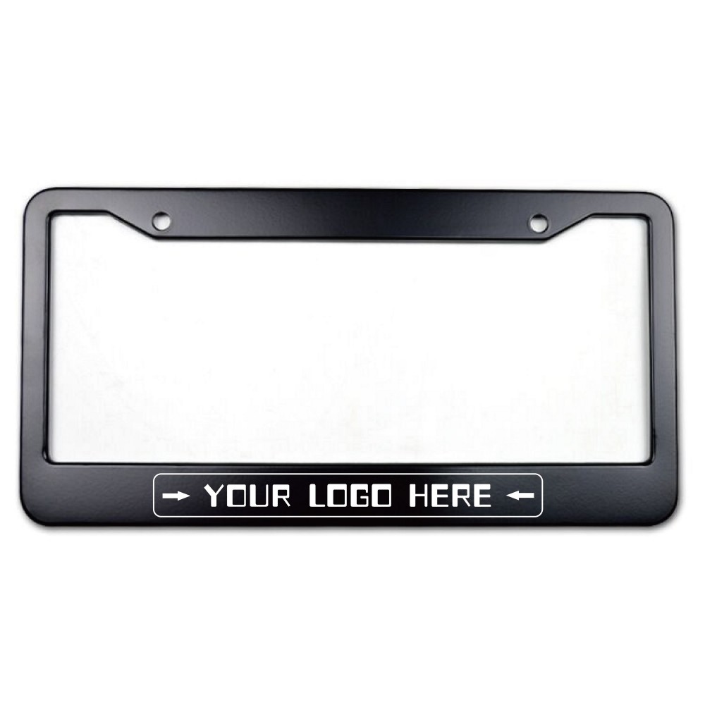 Aluminium License Plate Frame with Logo