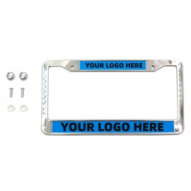 Custom Aluminum Alloy License Plate Frame with Logo