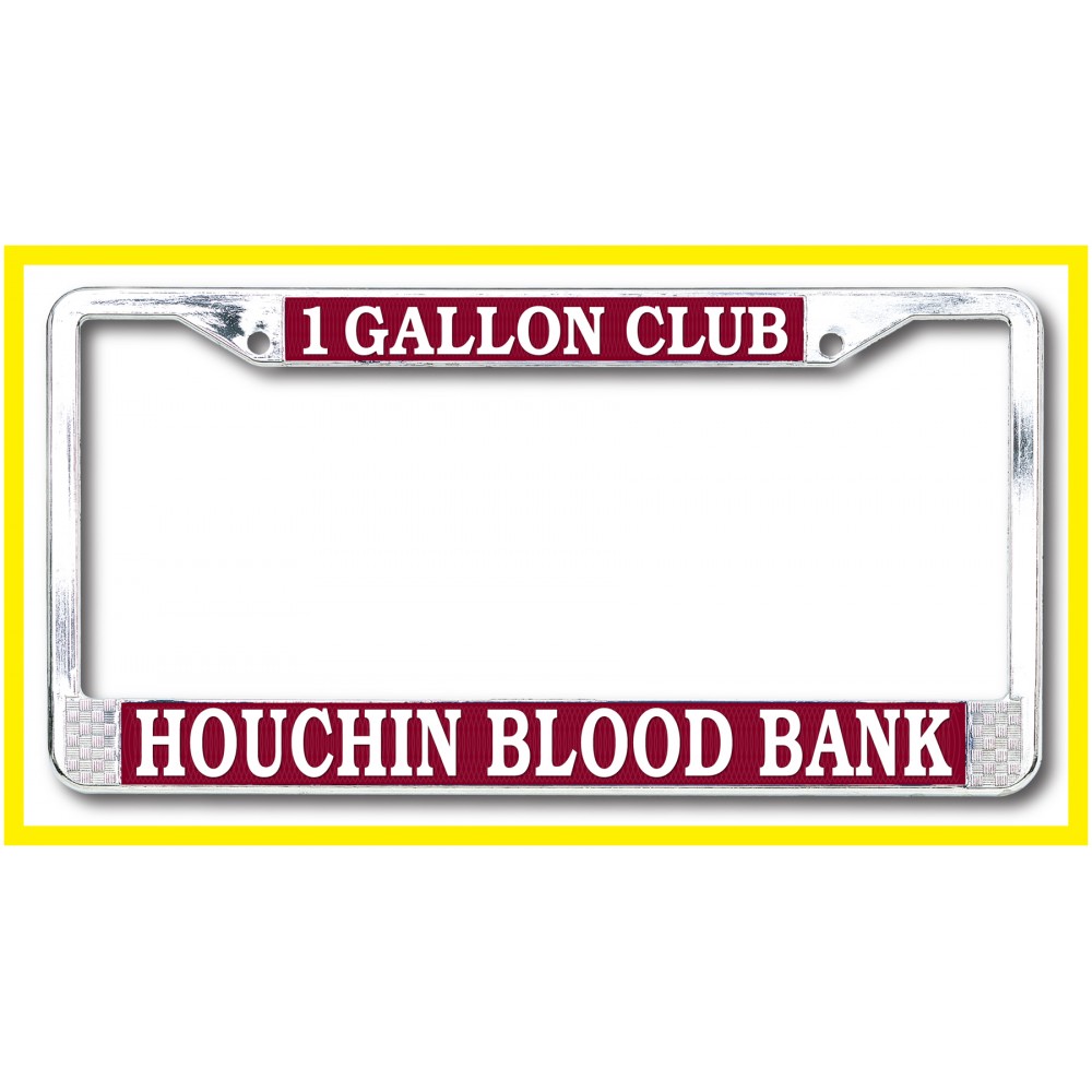 Customized Standard Chrome Die Cast Metal License Plate Frame Customized Standard Chrome Die Cast Metal License Plate Frame