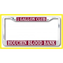Customized Standard Chrome Die Cast Metal License Plate Frame