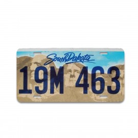 Aluminum License Plate with Logo