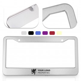 Aluminum Alloy License Plate Frame MOQ 50PCS with Logo