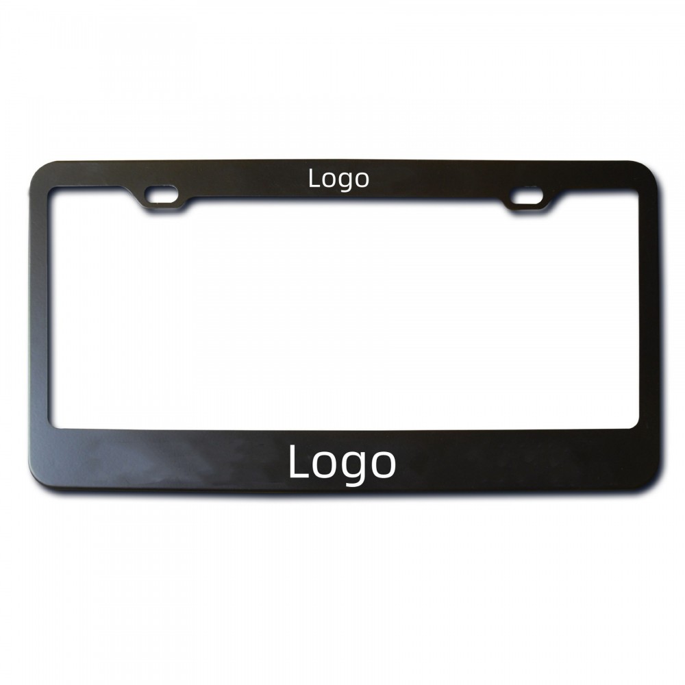 Custom Aluminum License Plate Frame with Full Color Edge to Edge Printing with Logo