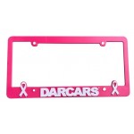 License Plate Frames In Raised 3D Logo with custom color with Logo
