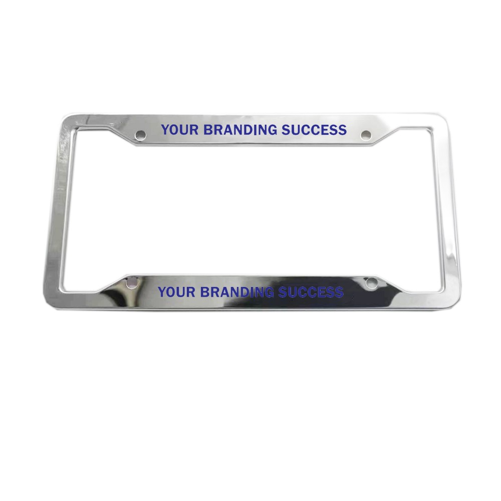 Aluminum Metal License Plate Frame with Logo Aluminum Metal License Plate Frame with Logo