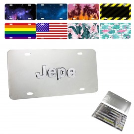 Personalized Full Color License Plates with Logo