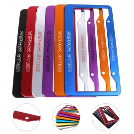 License Plate Frame with Logo
