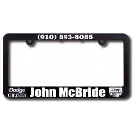 Customized Silk Screen Plastic Multi Color Imprint License Plate Frame