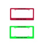 Logo Imprinted ABS Plastic Auto License Plate Frame