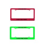 Logo Imprinted ABS Plastic Auto License Plate Frame