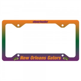 Aluminum Car's License Plate Frame with Logo