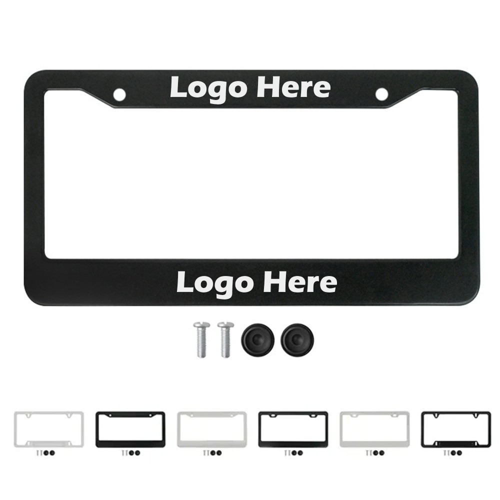 Aluminum License Plate Frame with Logo