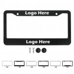 Aluminum License Plate Frame with Logo