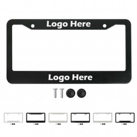 Aluminum License Plate Frame with Logo