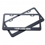 Stainless Steel License Plate Frame with Logo