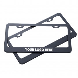 Stainless Steel License Plate Frame with Logo