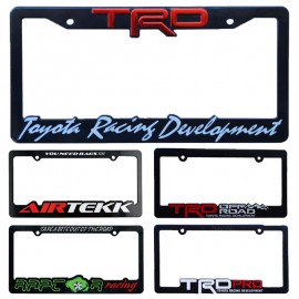 3D Plastic License Plate Frames with Logo