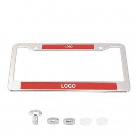 Promotional License Plate Frames Aluminum Tag Frame