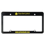 Logo Imprinted License Plate Frame w/ 4 Holes & Straight Top