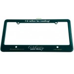 Personalized License Plate Frame w/ 4 Holes & Straight Bottom