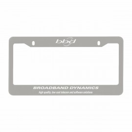 Stainless Steel License Plate Frame (2 Screw Attachable) with Logo