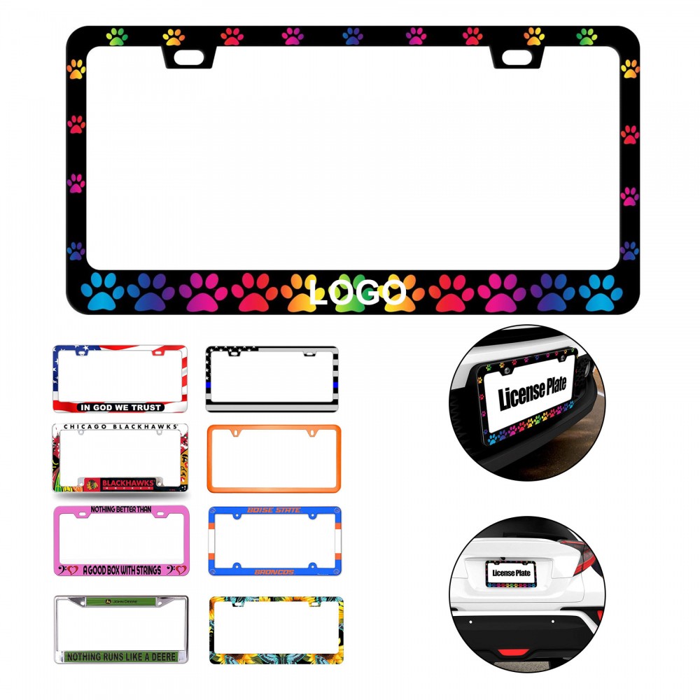 Customized Car License Plate Frame Customized Car License Plate Frame