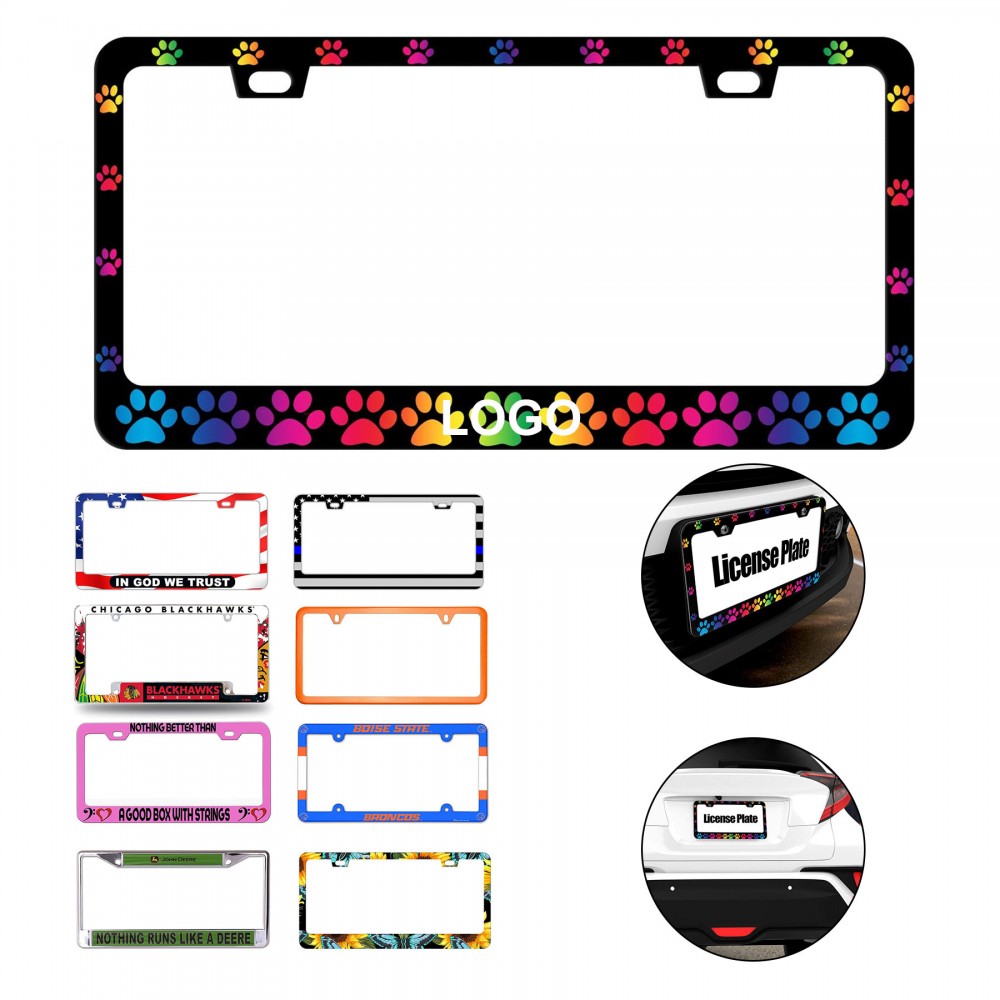 Customized Car License Plate Frame