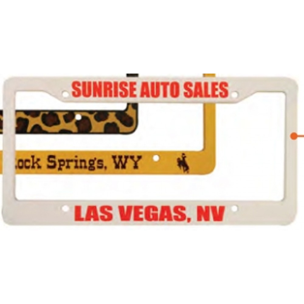 Original License Plate Frame (Silk Screen Frame) Logo Imprinted Original License Plate Frame (Silk Screen Frame) Logo Imprinted