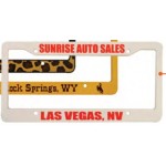 Original License Plate Frame (Silk Screen Frame) Logo Imprinted