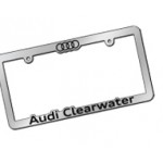 Customized Chrome Faced License Plate Frame