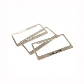 Logo Branded Metal License Plate Frame