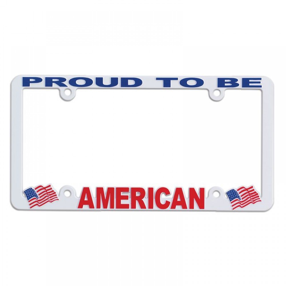 Customized Full View Hi-Impact 3D License Plate Frame (Abs)