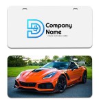 Aluminum License Plates with Logo