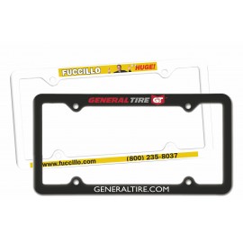 Thin Panel License Plate Frame w/ 4 Holes (Full Color Digital) with Logo