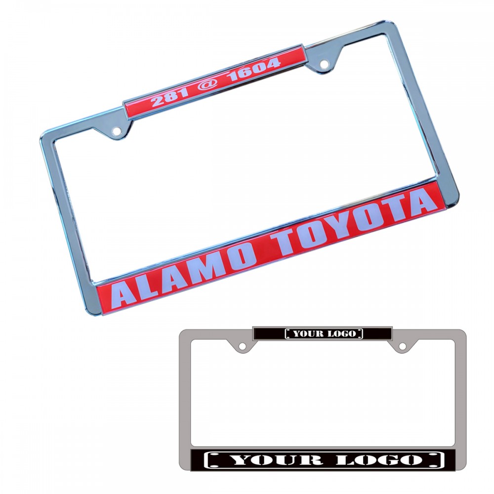 Customized Plastic License Plate Frame