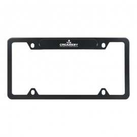 Aluminum Alloy License Plate Frame with Groove with Logo