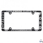 Logo Branded Hi-Impact 3-D Side Imprint License Plate Frame (Abs)