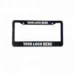 Aluminum Alloy License Plate Frame with Logo