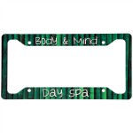 Customized Aluminum Car's License Plate Frame