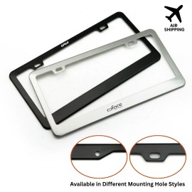 Stainless Steel License Plate Frame " Custom Shape Available with Logo