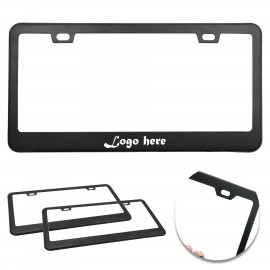 Aluminum Alloy Automobile Special License Plate Frame with Logo