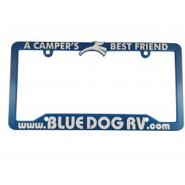 Personalized License Plate Frames In Raised 3D Logo with custom color