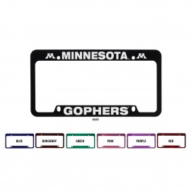 Promotional Colored Laser Engraved License Plate Frame