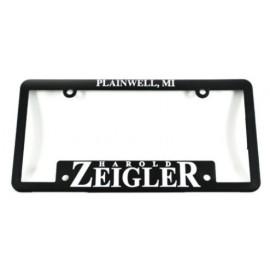 Customized License Plate Frames In Raised 3D Logo With Clips On The Rear