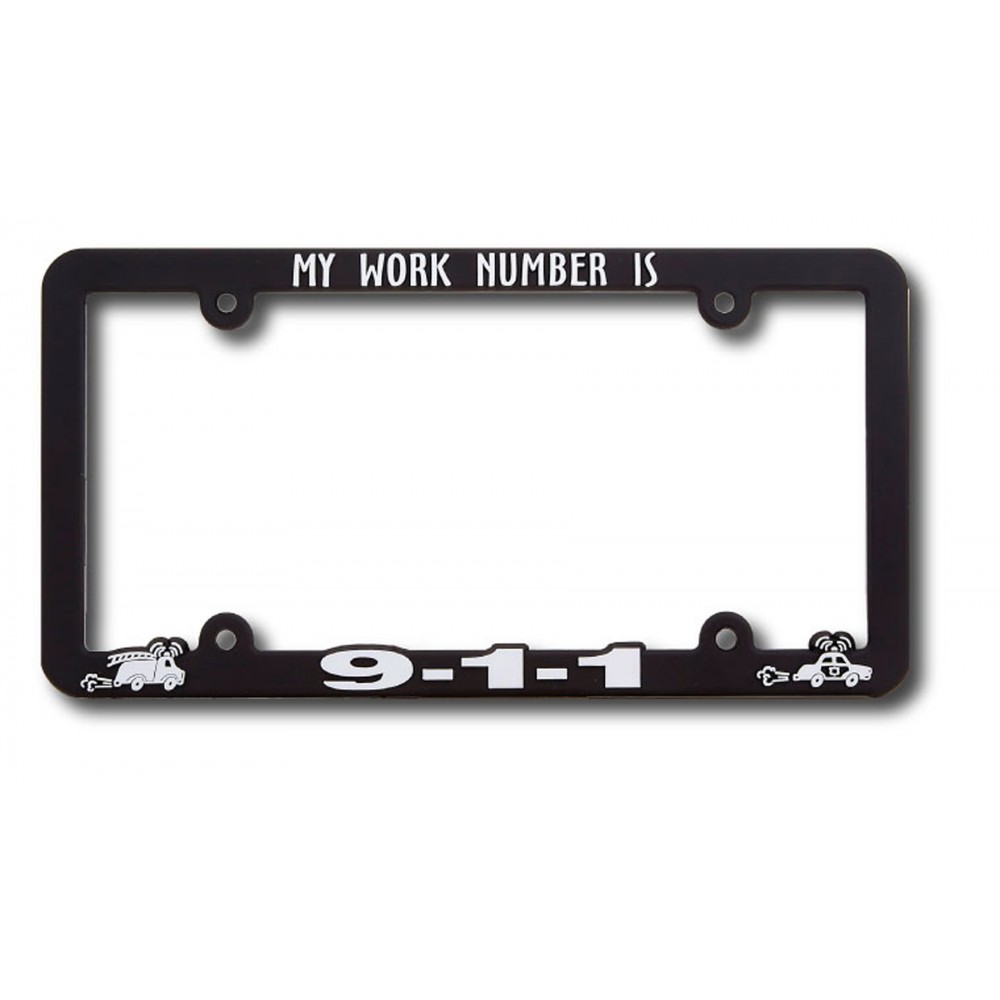 Custom Printed New Jersey High View Raised Copy Plastic License Plate Frame Custom Printed New Jersey High View Raised Copy Plastic License Plate Frame