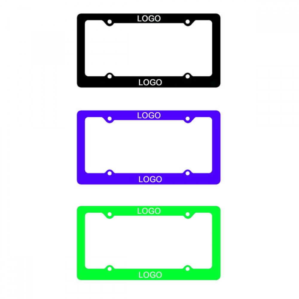 3D Embossing License Plate Frame Custom Imprinted