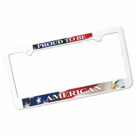 License Plate Frame w/ 4 Holes (Full Color Digital) with Logo